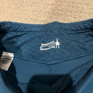 Smartwool Teal Performance spandex shorts